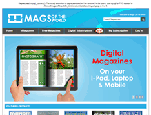 Tablet Screenshot of magsoftheworld.com
